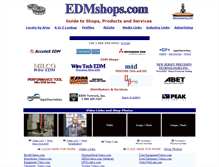 Tablet Screenshot of edmshops.com